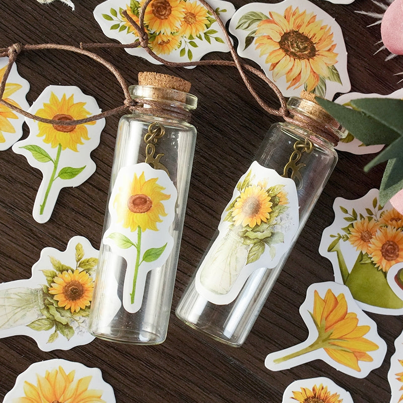Sunflower Boxed Stickers - Stamprints4