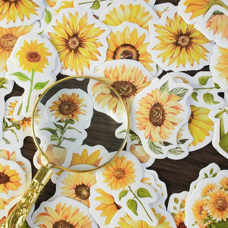 Sunflower Boxed Stickers - Stamprints