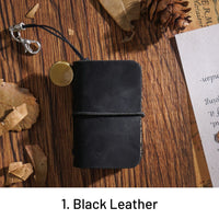 1. Black Crazy Horse Leather