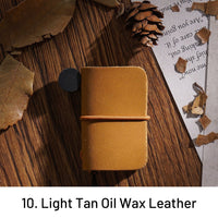 10. Light Tan Oil Wax Leather