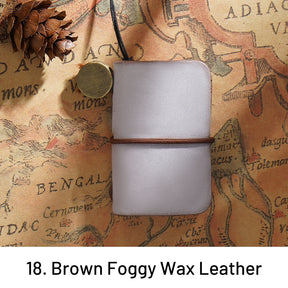 Super Mini Crazy Horse Leather Handmade Notebook 18