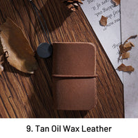 9. Tan Oil Wax Leather