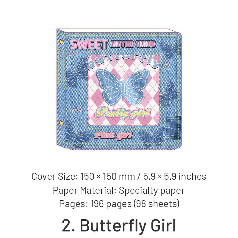 Sweet Sister Tribe Series Square Hardcover Journal Notebook sku-2