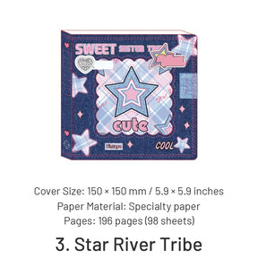 Sweet Sister Tribe Series Square Hardcover Journal Notebook sku-3