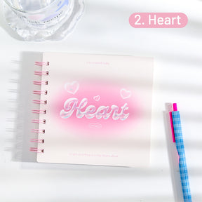 Sweetheart Box Series Fresh Grids Spiral Journal Notebook sku-2