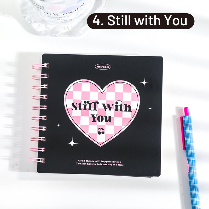 Sweetheart Box Series Fresh Grids Spiral Journal Notebook sku-4