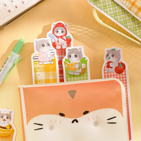 Sweetheart Cute Cat Boxed Ruler Bookmarks b3