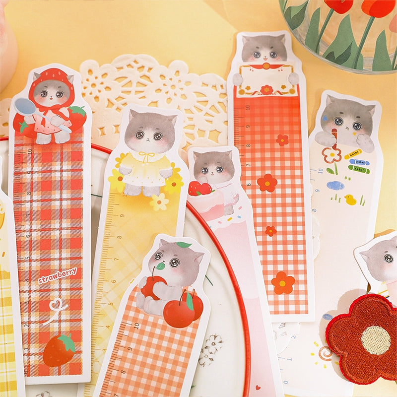 Sweetheart Cute Cat Boxed Ruler Bookmarks b4