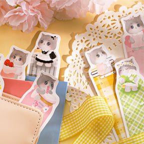 Sweetheart Cute Cat Boxed Ruler Bookmarks c