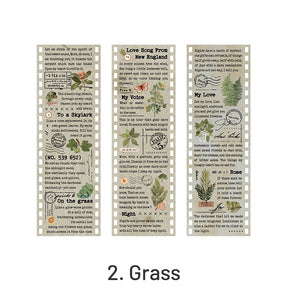 Text and Poetry Washi Stickers sku-2