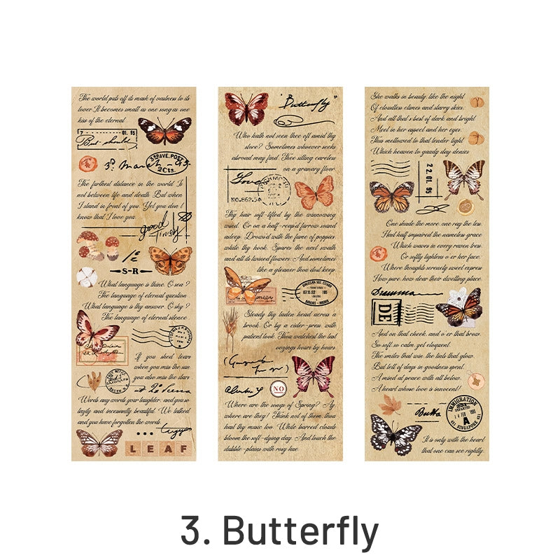 Text and Poetry Washi Stickers sku-3