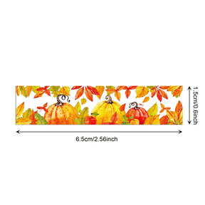 Thanksgiving Maple Leaf and Pumpkin Washi Tape Set c2