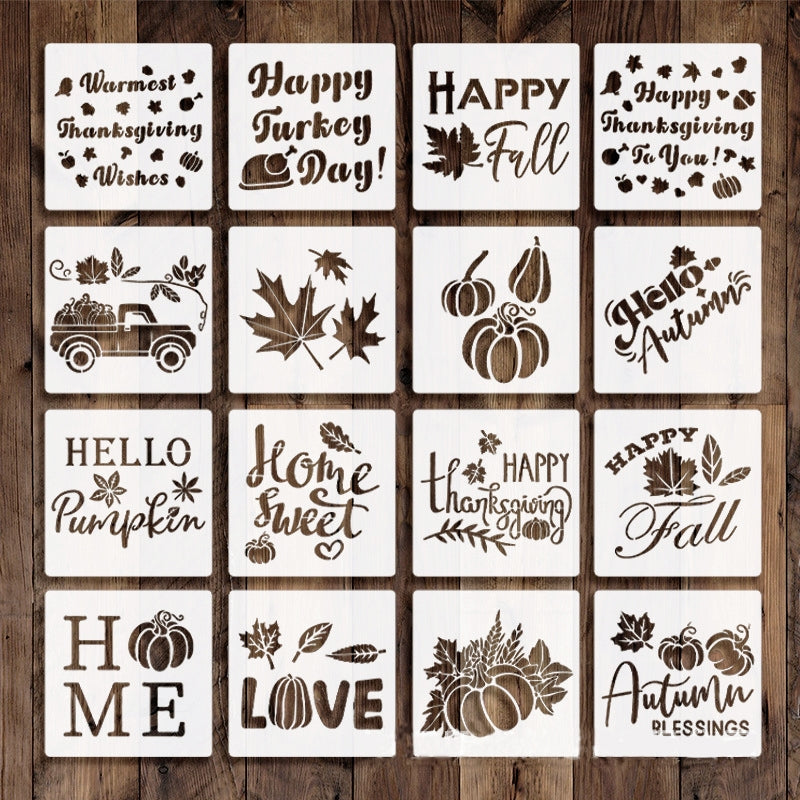 Thanksgiving Pumpkin and Maple Leaf Carbon Steel Crafting Dies a