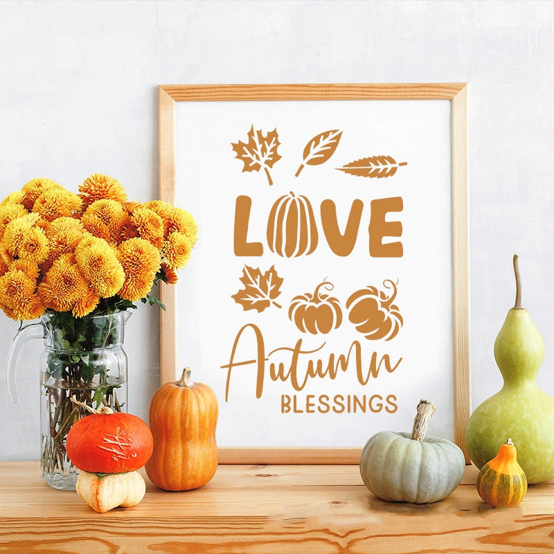 Thanksgiving Pumpkin and Maple Leaf Carbon Steel Crafting Dies b1