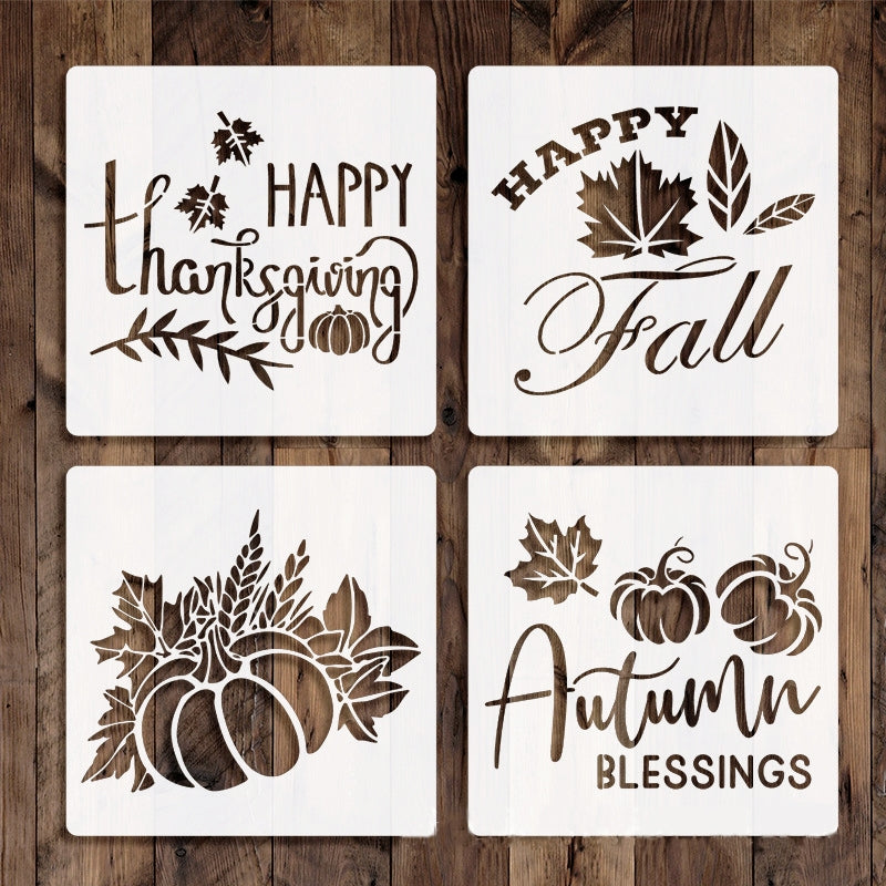 Thanksgiving Pumpkin and Maple Leaf Carbon Steel Crafting Dies b2