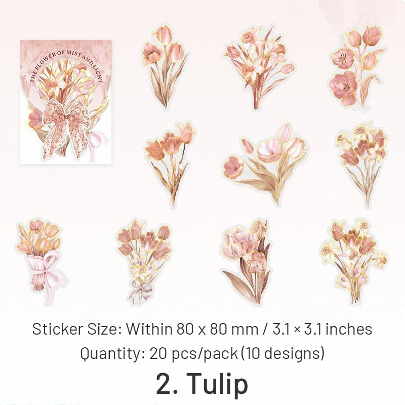 The Flower of Mist and Light Stickers sku-2