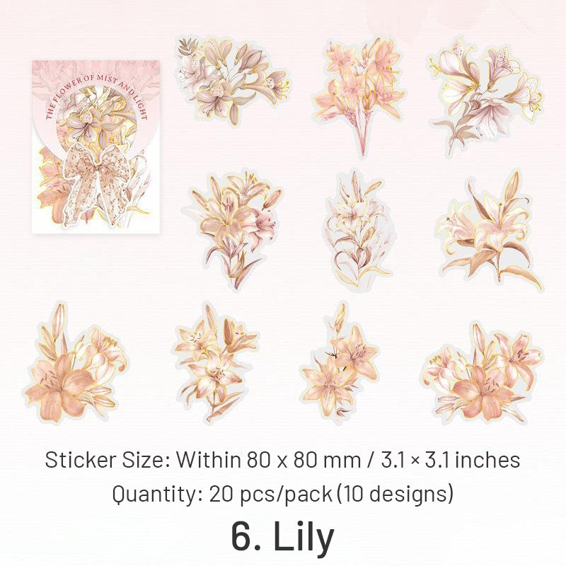 The Flower of Mist and Light Stickers sku-6