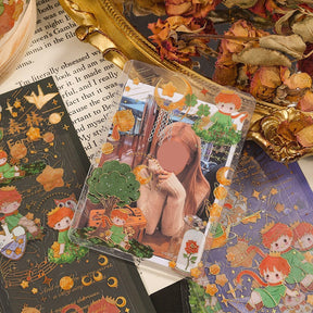 The Little Prince Gold Foil Vinyl Sticker Sheets b2