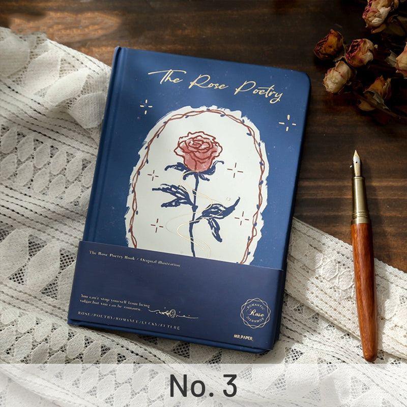 The Rose Poetry Hardcover Notebook sku-3