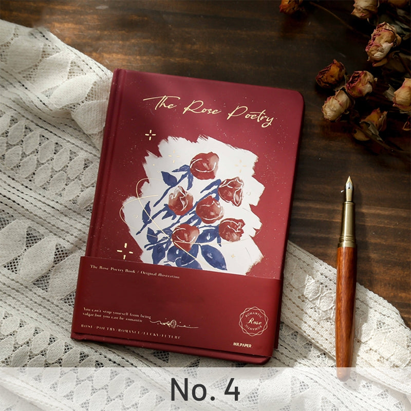 The Rose Poetry Hardcover Notebook sku-4