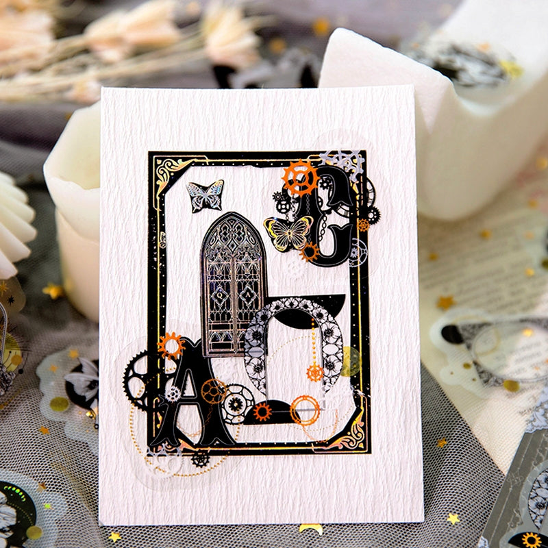 Time & Eternity Holographic Stickers - Butterflies, Roses, Numbers, Elves b