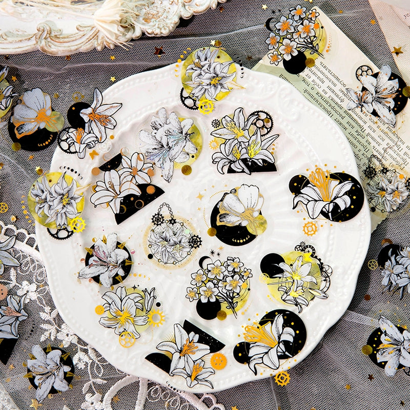 Time & Eternity Holographic Stickers - Butterflies, Roses, Numbers, Elves b3