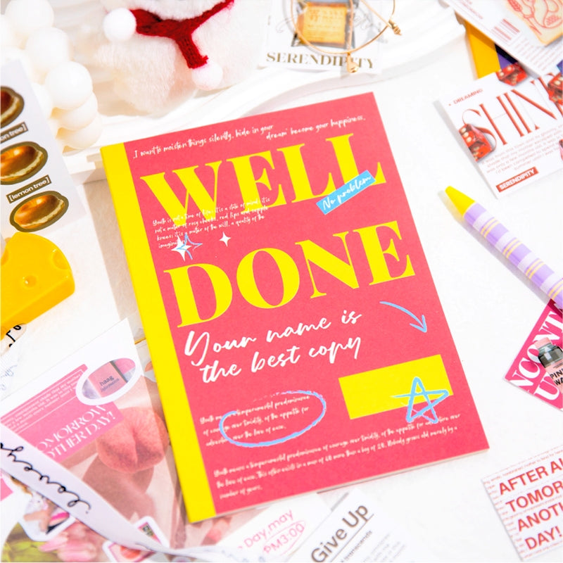 Time and Space Mail Series Colorful English Memo Book Jounrnal Notebook b3