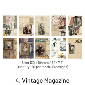 Time Box Series Nostalgia Collage Paper sku-4