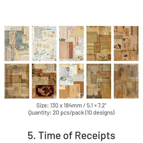 Time Box Series Nostalgia Collage Paper sku-5