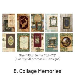 Time Box Series Nostalgia Collage Paper sku-8