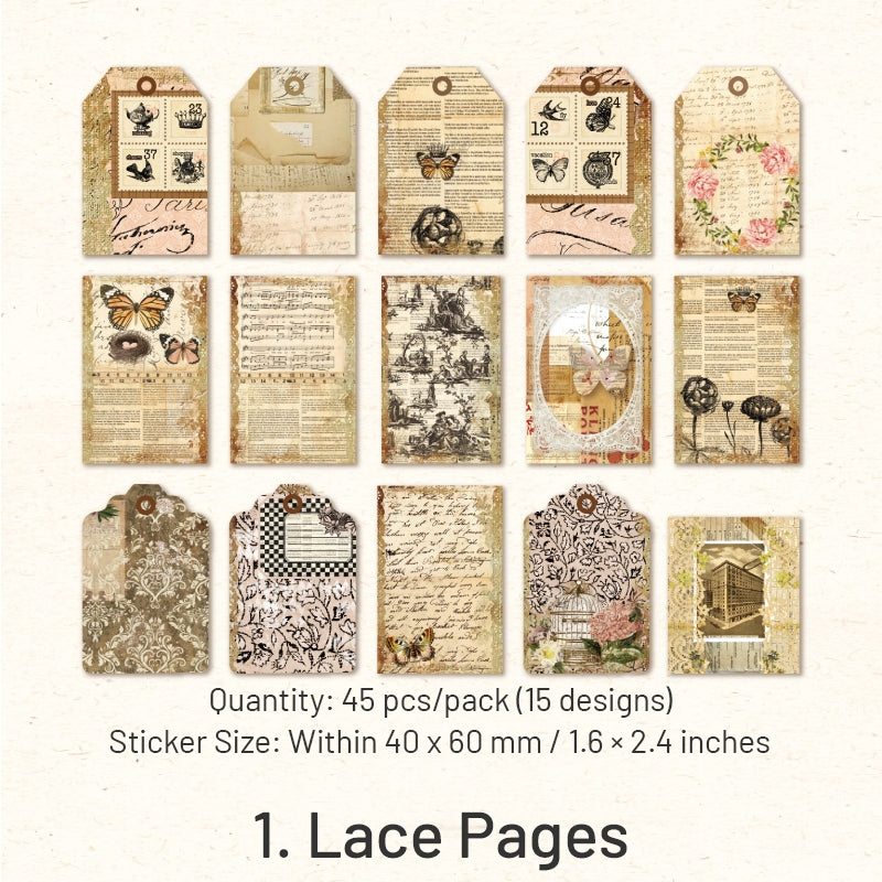 Time Concert Series Retro Washi Sticker Pack sku-1