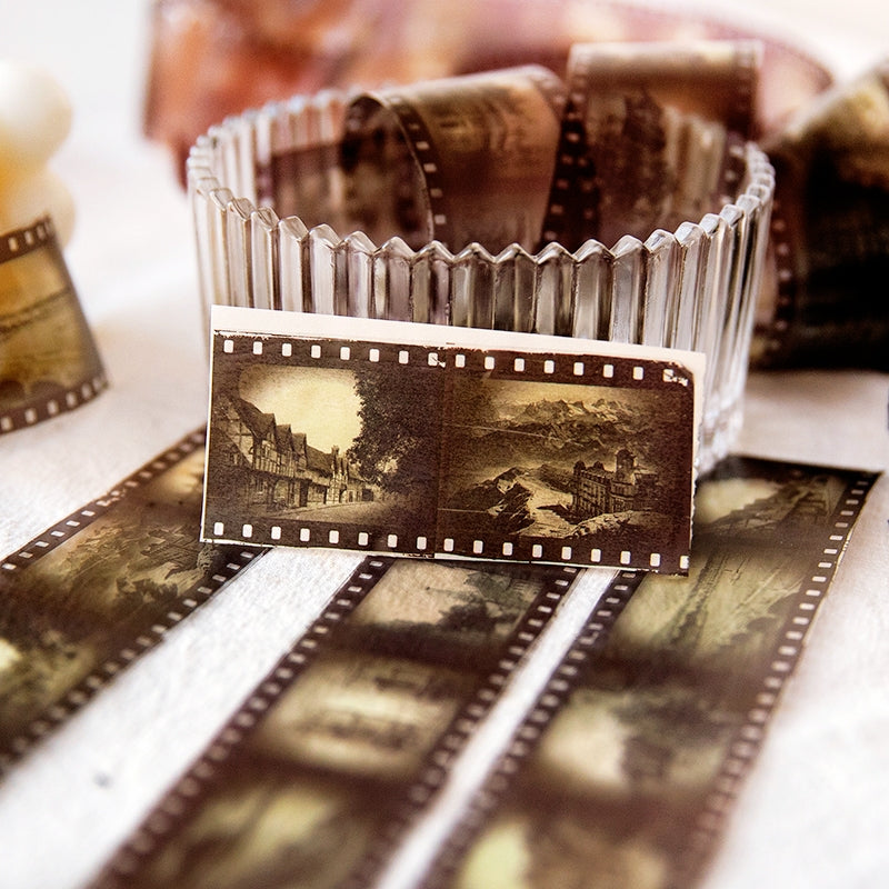 Time Film Retro Background Decoration PET Tape b