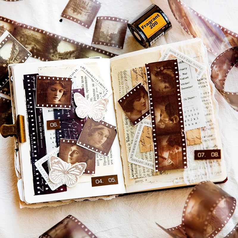 Time Film Retro Background Decoration PET Tape b2