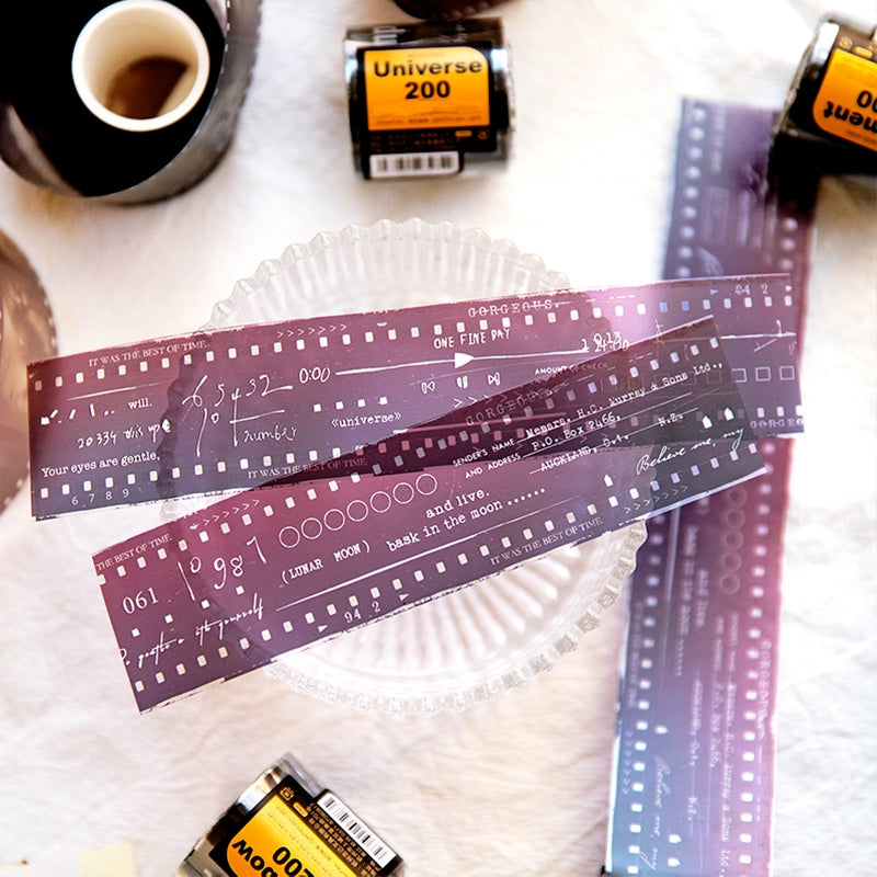 Time Film Retro Background Decoration PET Tape c