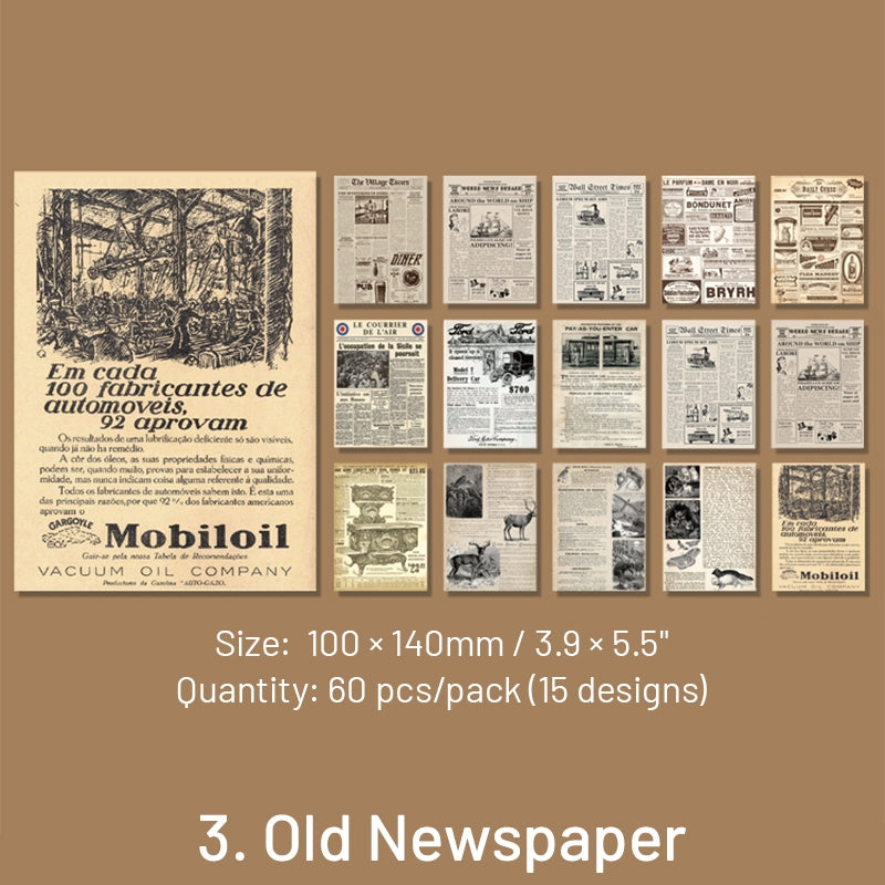 Time Travel Series Vintage Scrapbook Paper Book sku-3