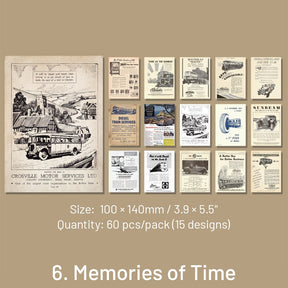 Time Travel Series Vintage Scrapbook Paper Book sku-6