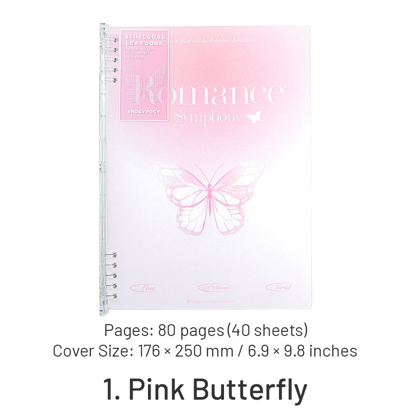 To Fly Series Gradient Color Butterfly Notebook sku-1