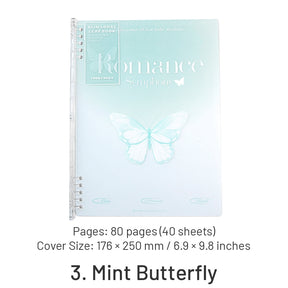 To Fly Series Gradient Color Butterfly Notebook sku-3