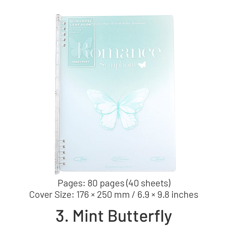 To Fly Series Gradient Color Butterfly Notebook sku-3