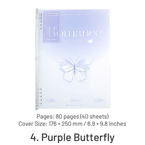 To Fly Series Gradient Color Butterfly Notebook sku-4