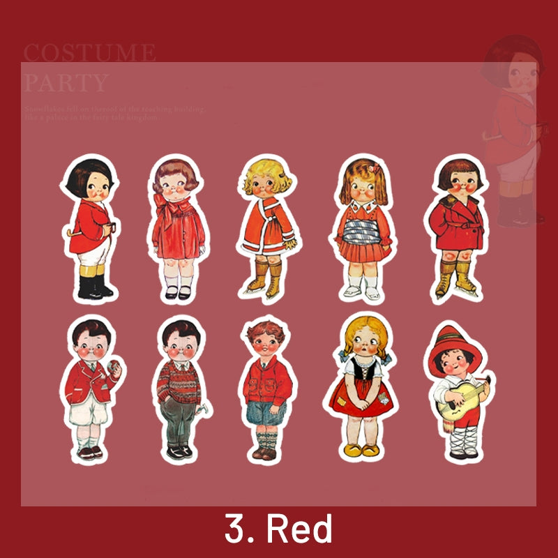 Tomato Soup Doll Character Washi Stickers sku-3