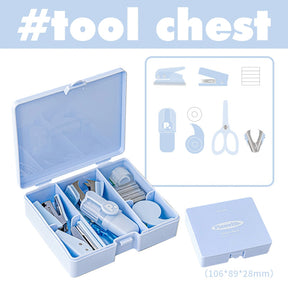 Tool Box With Hole Punch, Stapler, Scissors and Storage 图层 4