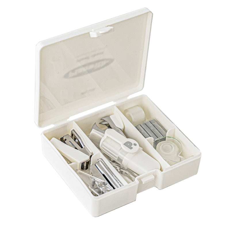 Tool Box With Hole Punch, Stapler, Scissors and Storage 主图-5