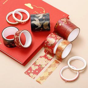 Traditional Chinese Crane Washi Tape Set b3