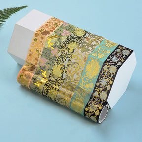 Traditional Chinese Floral Hot Stamping Washi Tape b3