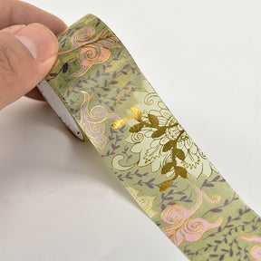 Traditional Chinese Floral Hot Stamping Washi Tape c