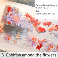 6. Goldfish among the flowers