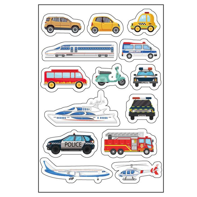 Traffic Car Truck Decorative Stickers a
