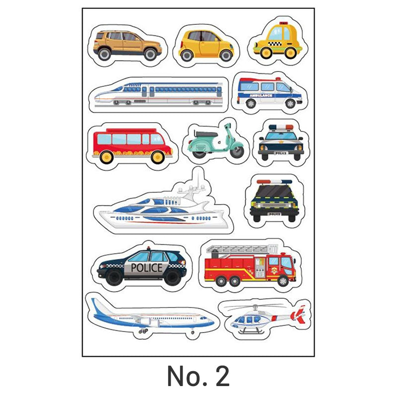 Traffic Car Truck Decorative Stickers sku-2