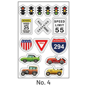 Traffic Car Truck Decorative Stickers sku-4